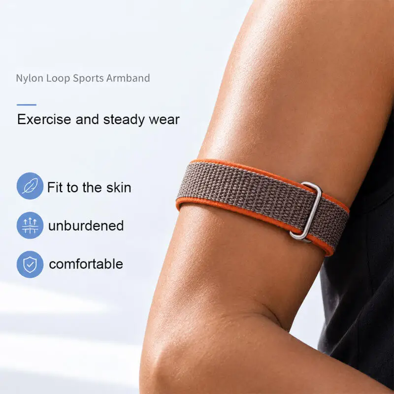 Nylon-Schlaufen-Bizeps-Sportarmband für Google Fitbit Air Armband Schnelltrocknendes Atmungsaktives Armband Zubehör für Fitbit Air Armband – Detail 7
