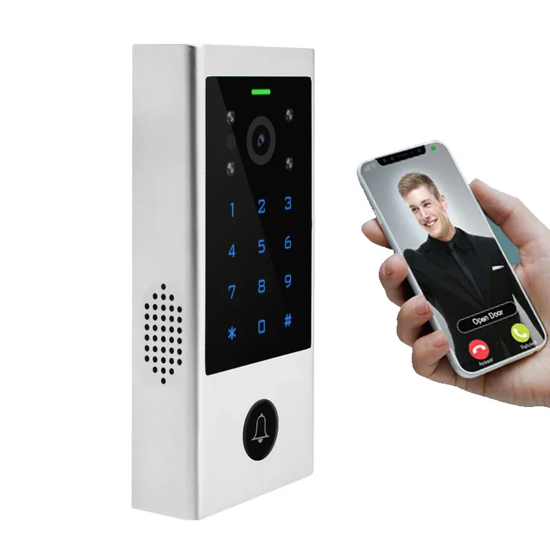 

Tuya WiFi Access Control Systems Gate Entry System Villa Apartment Smart Home Video Intercom Door Bell