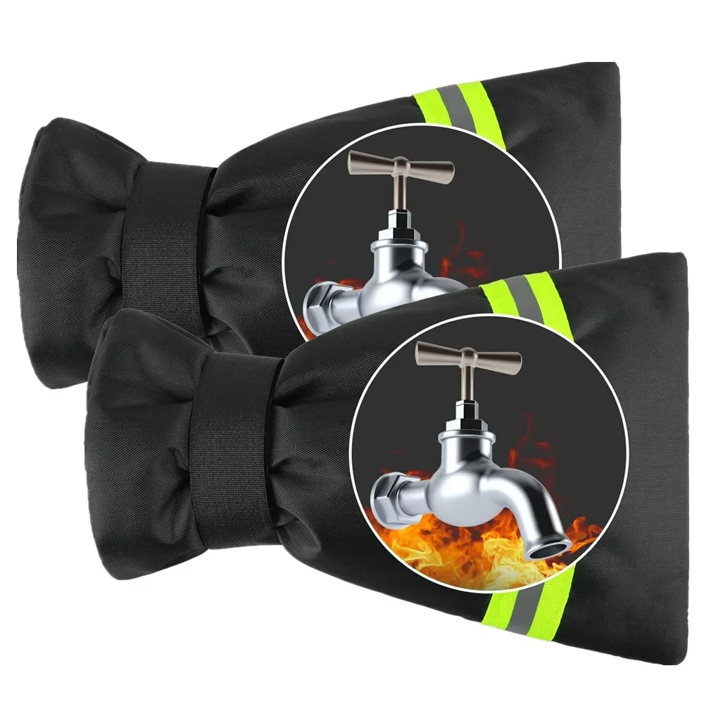 

2 шт. внешняя крышка для крана, утолщенная крышка для наружного крана, изолированная водонепроницаемая наружная крышка для крана, защита от замерзания, отрыжки