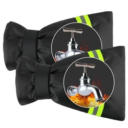 2Pcs Outside Tap Cover Thickened Outdoor Tap Cover Insulated Waterproof Outside Tap Cover Protect from Freezing Bursting