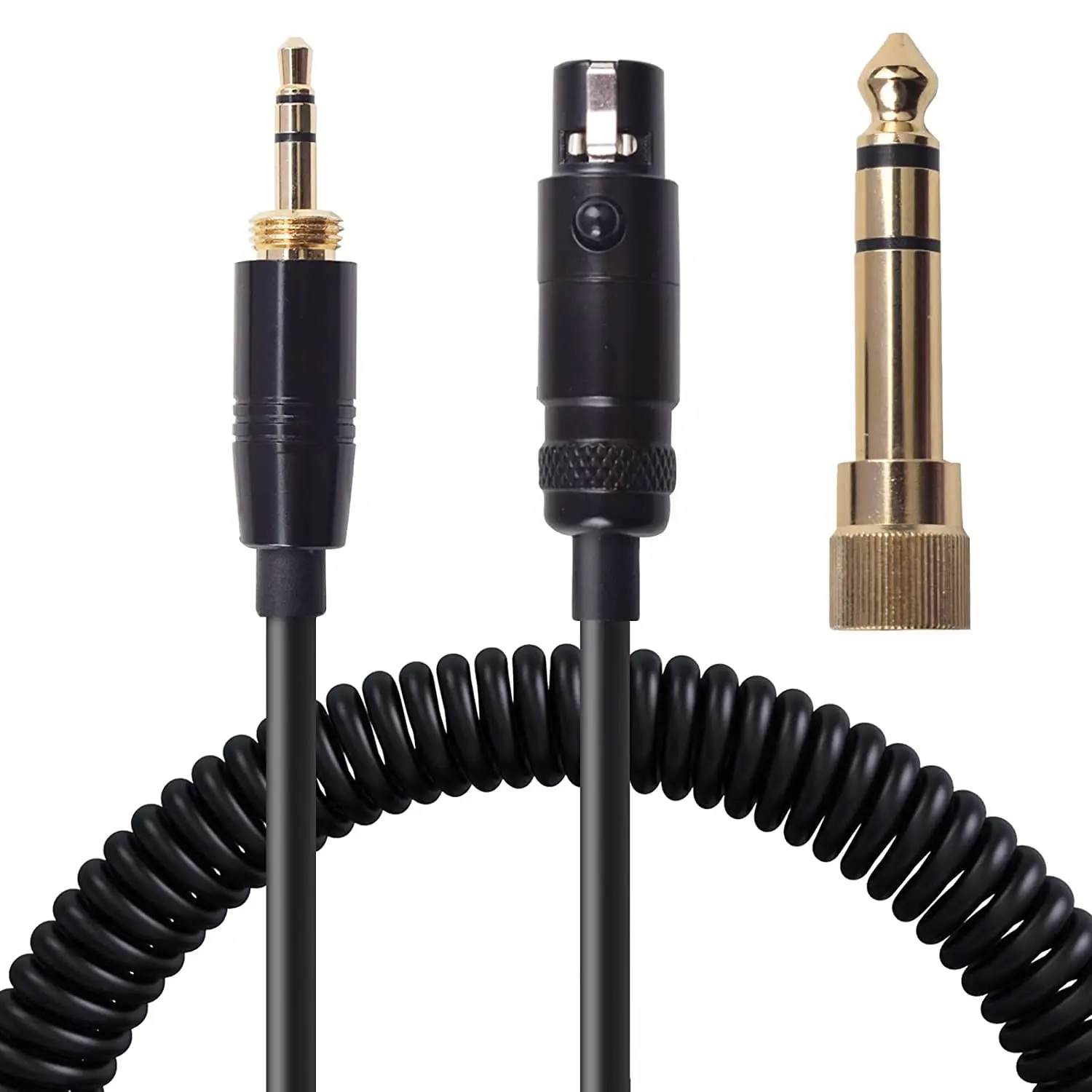 V-MOTA Q701 Cable Cord Compatible with AKG K240/S/MK II, Q701, K702/271s, M220, Pioneer HDJ-2000,5meters/15feet(Black Enclosure)