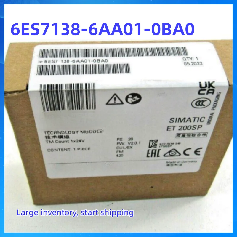 NEW 6ES71386AA010BA0 PLC Processor Module 6ES7138-6AA01-0BA0