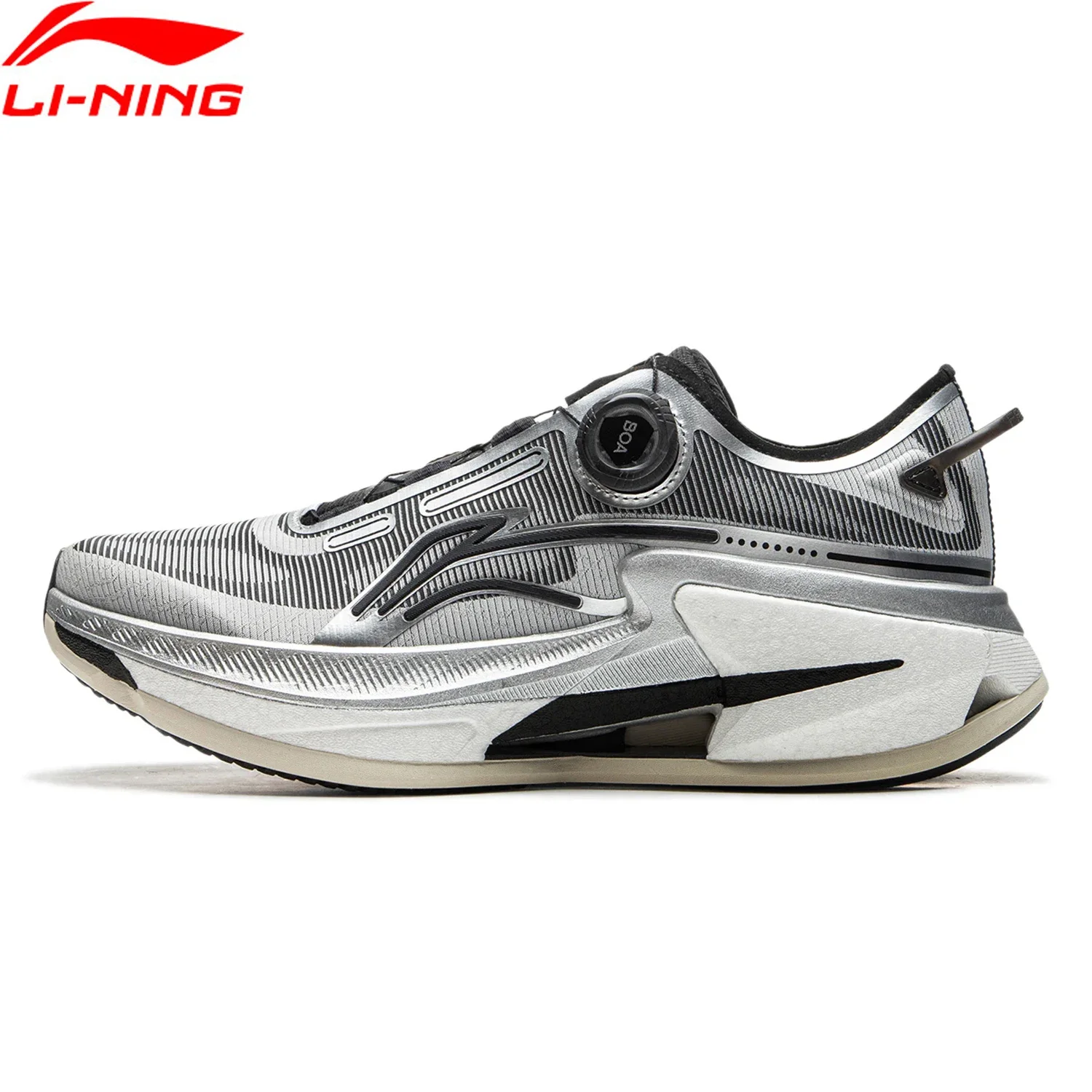 Li-Ning Men FURIOUS RIDER 8 PRO Stability Running Shoes BOOM Cushion Support LiNing Lightweight Wearable Sneakers ARZU005