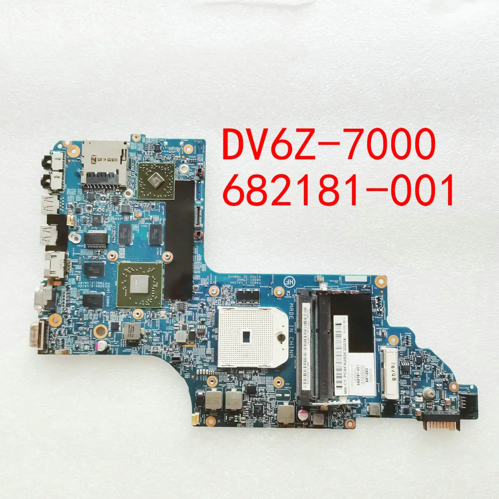 682181-682181-501 HP PAVILION DV6Z-7000 001 NOTEBOOK Laptop Motherboard 48.4SV01.011 48.4SV01.021 11277-2 A70M 7670/1G