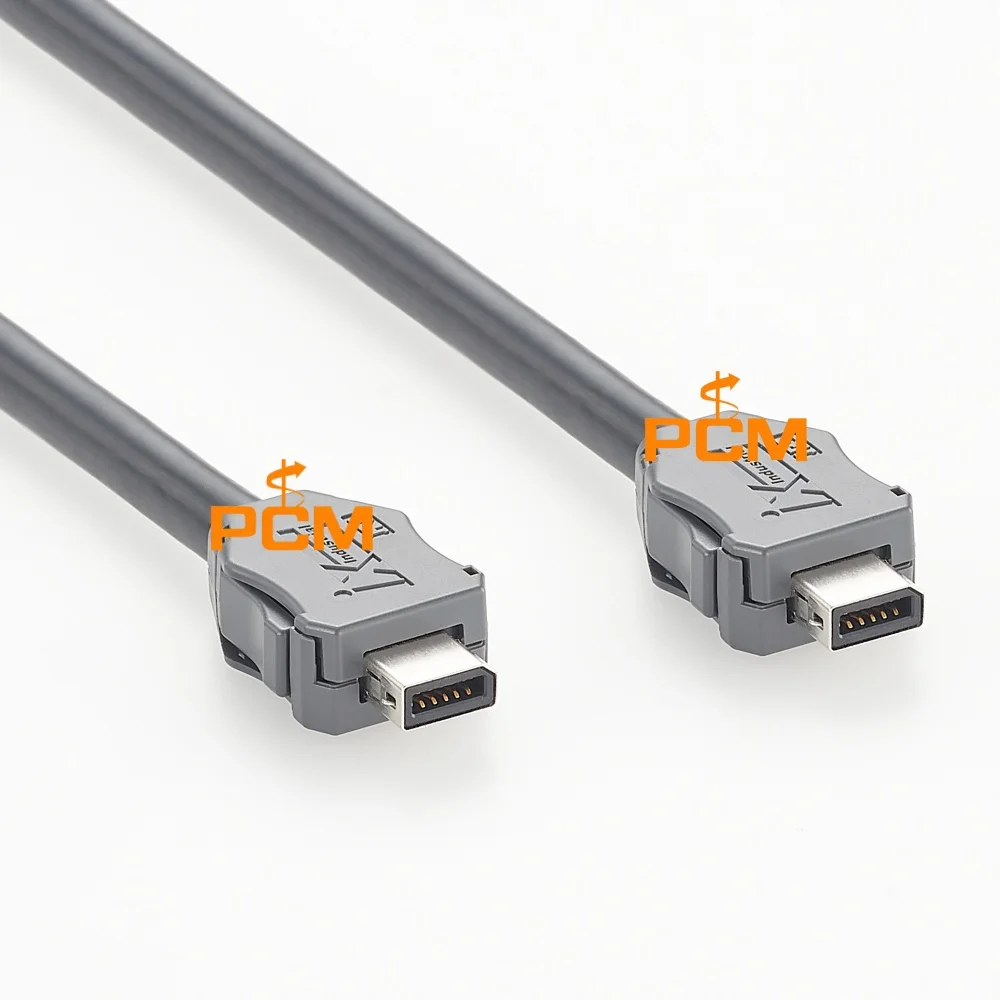 IX A Key Stecker-zu-Stecker Industrielles Ethernet-Kabel für DOMINO G50i Drucker, Thermotintenstrahl-TIJ-Drucker Datenverbindungskabel – Detail 2