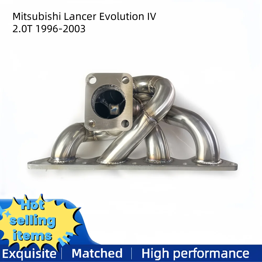 

Высокопроизводительная головка выпускного коллектора для Mitsubishi Lancer Evolution IV 2.0T 1996-2003, обновление выхлопного каталитического преобразователя