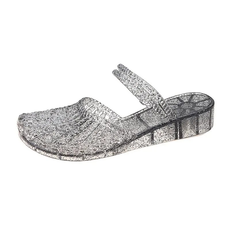 2026 Neue Damen-Ballerinas in Übergröße mit flacher Sohle, Schnalle, Lackleder, bequem, atmungsaktiv, hohle Slipper – Detail 16
