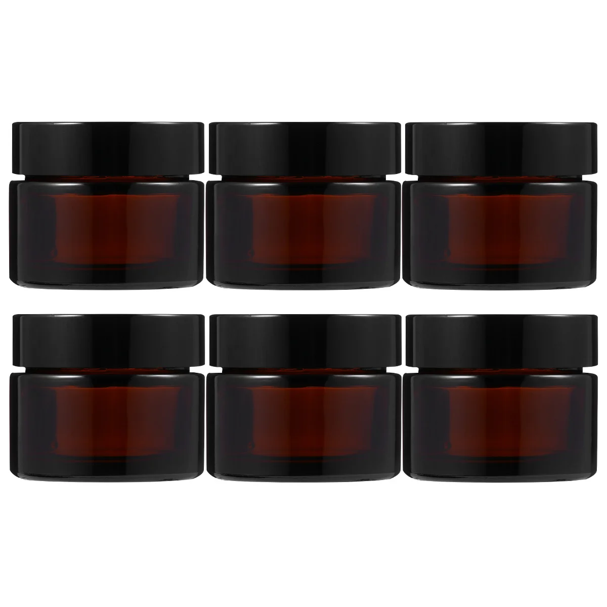 6 stuks crème glazen pot hervulbare reiscontainer voor huidverzorging zalven compacte lichtgewicht flessen ideaal voor gebruik onderweg