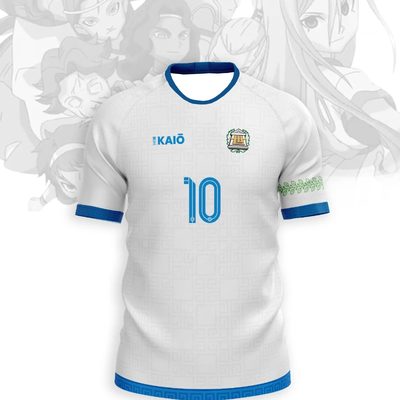 Men's T-shirt Japanese Anime T-shirt Inazuma Eleven Short-sleeved Summer Comfortable Sports Children's T-shirt Football Jersey