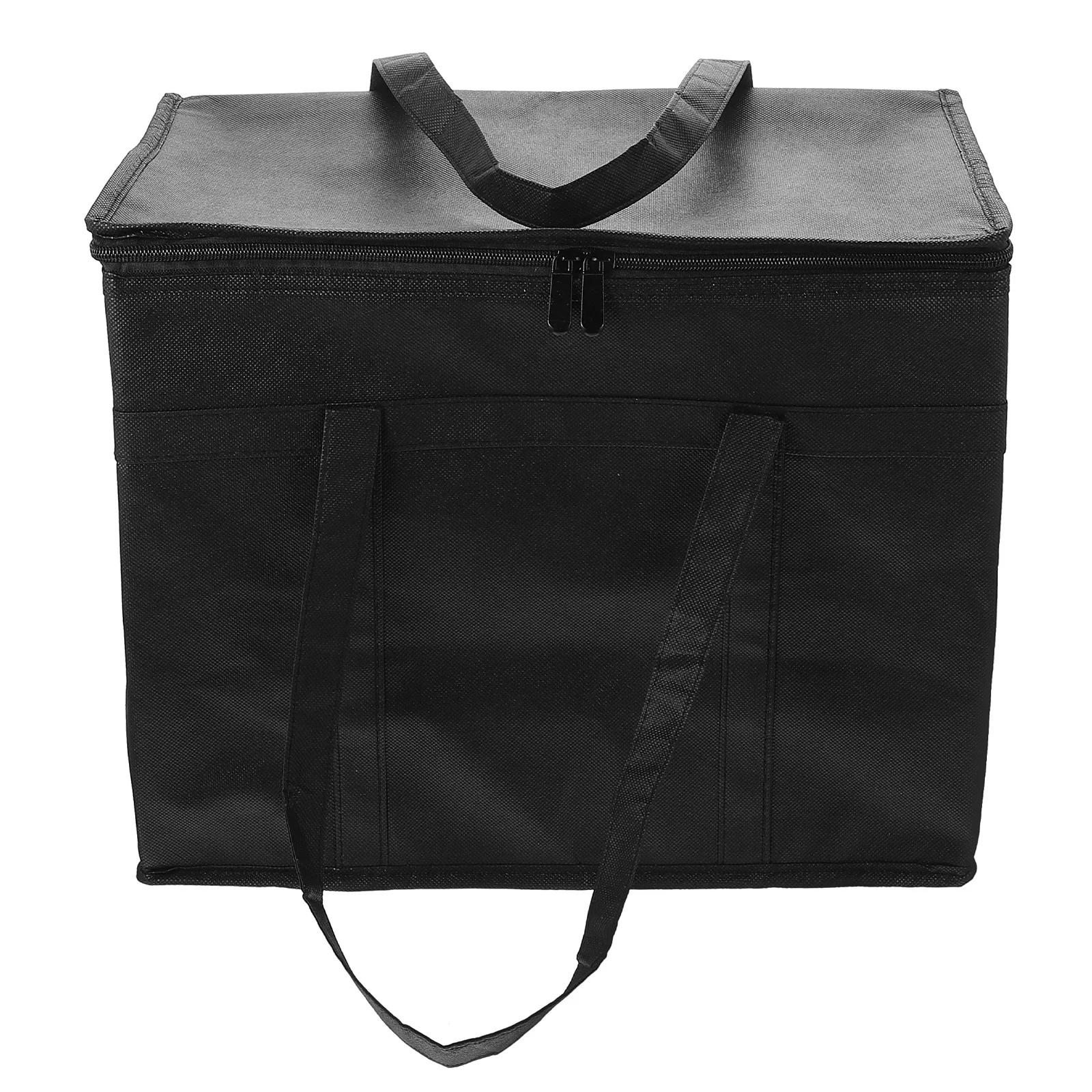 

Thermal Insulation Bag Large Capacity Reusable Non-Woven Aluminum Foil Lining Portable Food Storage Bag For Picnic Camping