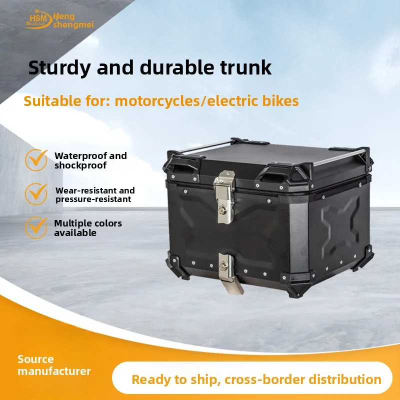 

Quick Dismantling Motorcycle Aluminum Alloy Tail Box 28L45L55L65L80L100L38L Battery Car Side Box Trunk