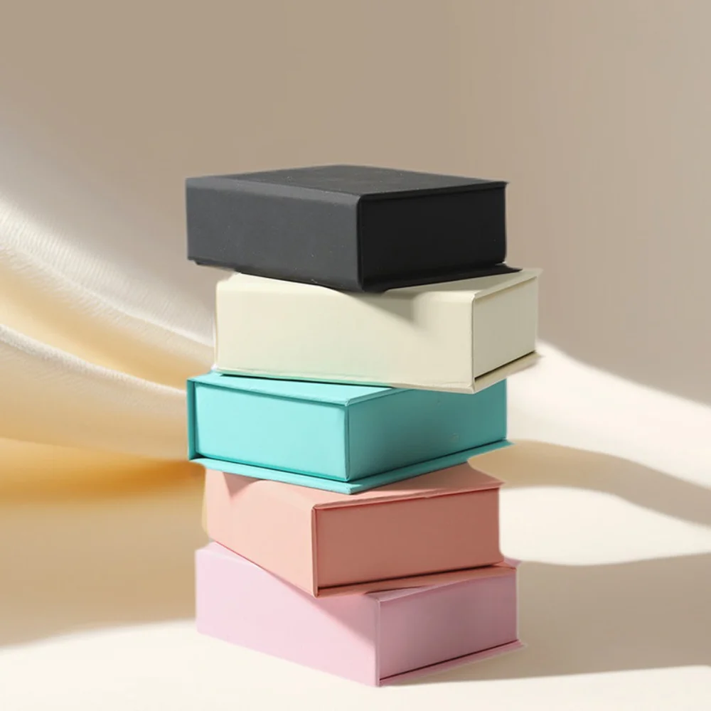 

Flip Magnetic Book Jewelry Packaging Box Holder Jewelry Gift Case Necklace Bracelet Ring Earring Pendant Storage Travel Portable