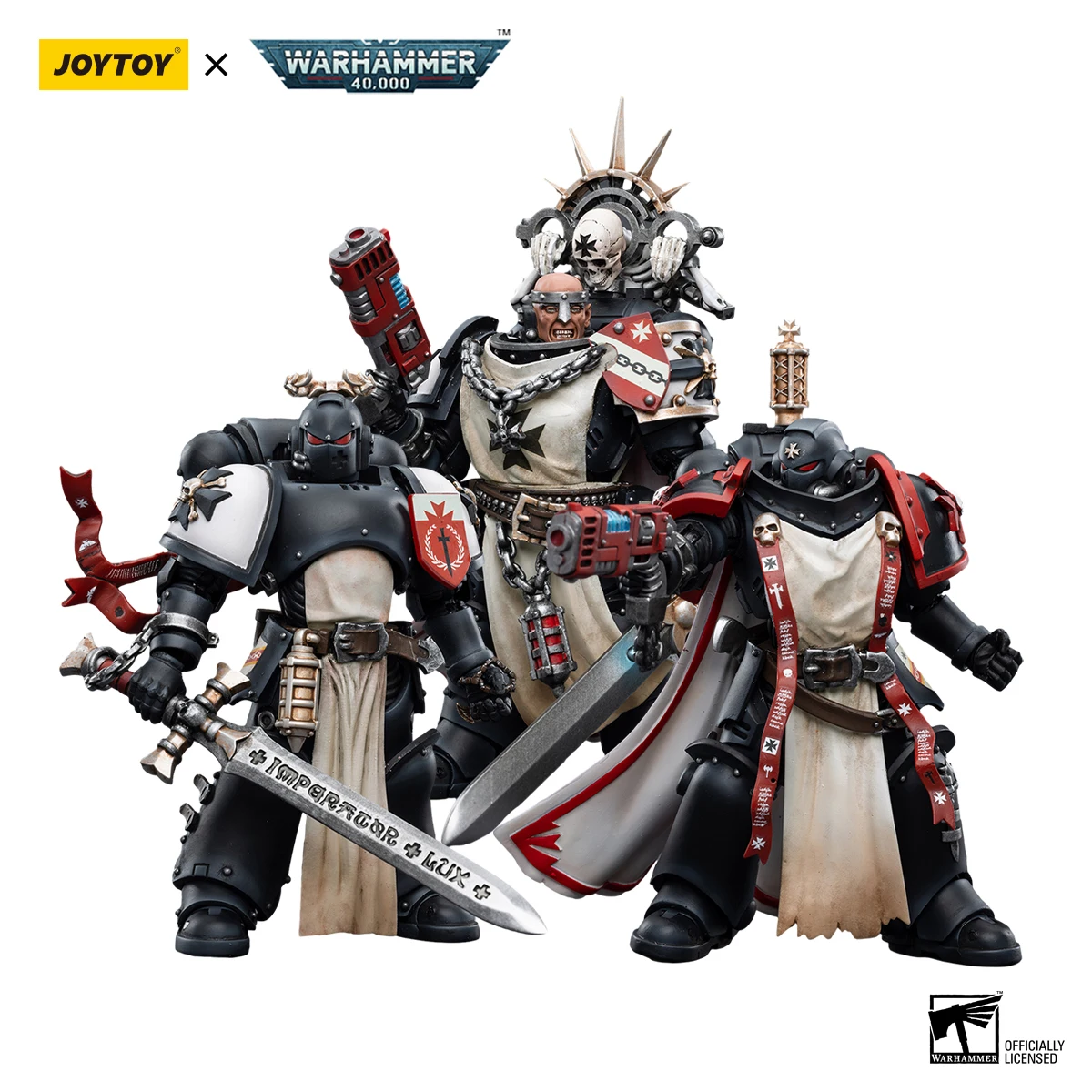 IN-Stock JOYTOY Warhammer 40k 1/18 Action Figure Anime Gift Black Templars Series Free Shipping