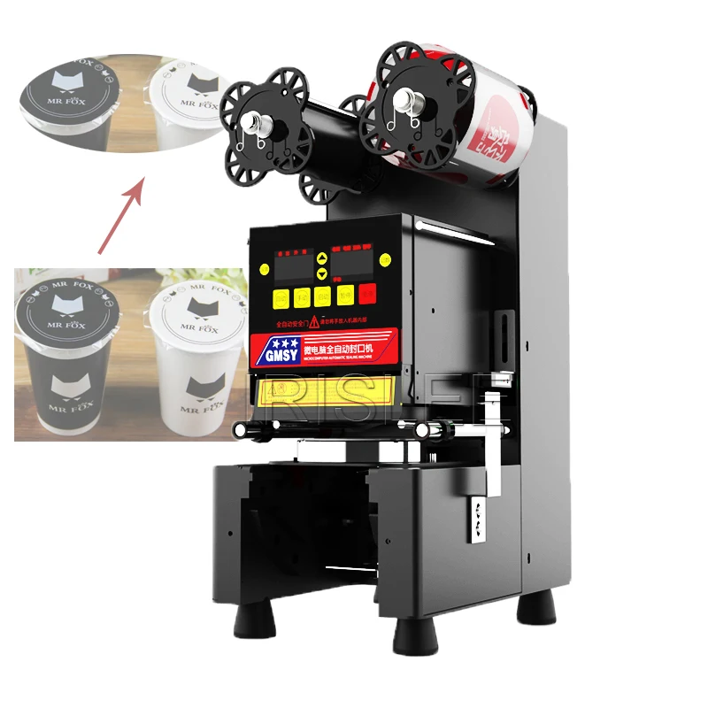 

Commercial Cup Sealer Sealing Machine Full Automatic Bubble Tea Machine For 9/9.5/8.8 Pp/Pe/Paper Milk Tea Cup Boba Tea Machine