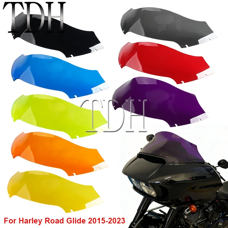 Motorcycle Windshield Bolts Fairing Mountings Windscreen Screw For Harley Road Glide FLTRX 2015-2023 7inch Wind Splitter Shield