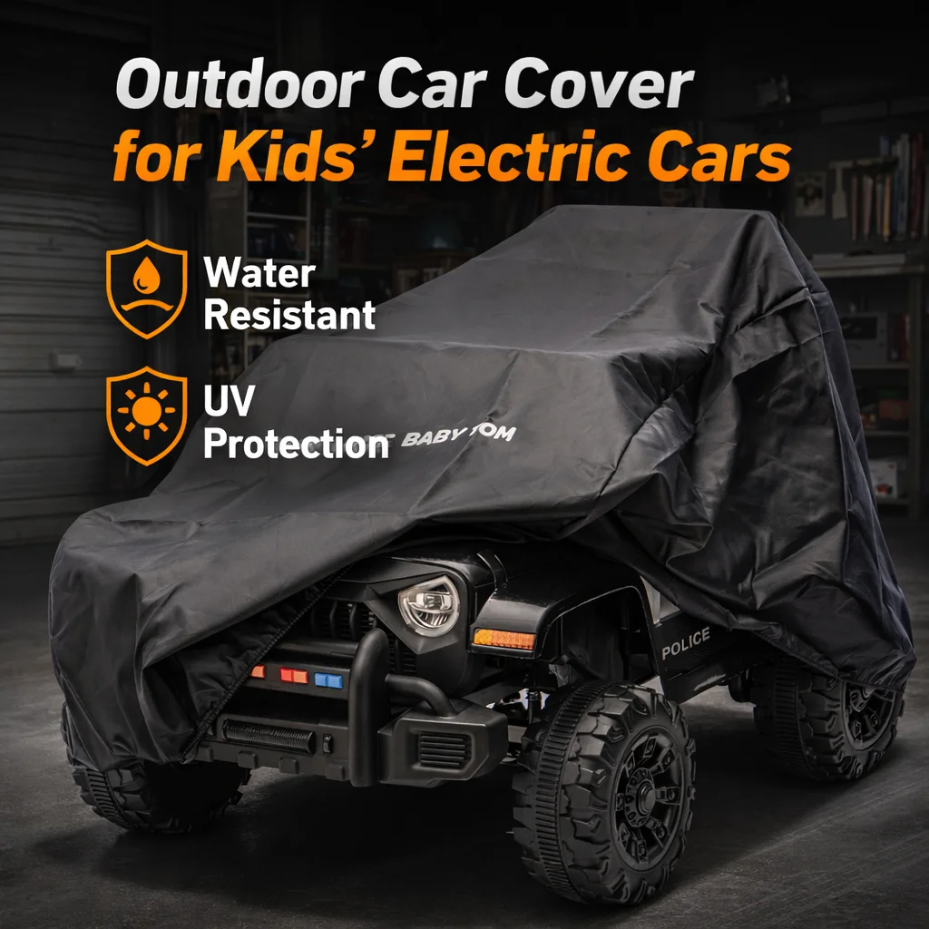 

Kids Car Covers Outdoor Wrapper Resistant Protection for Electric Battery-Powered Kids' Wheels Toy Car Cover for Toddler Toys