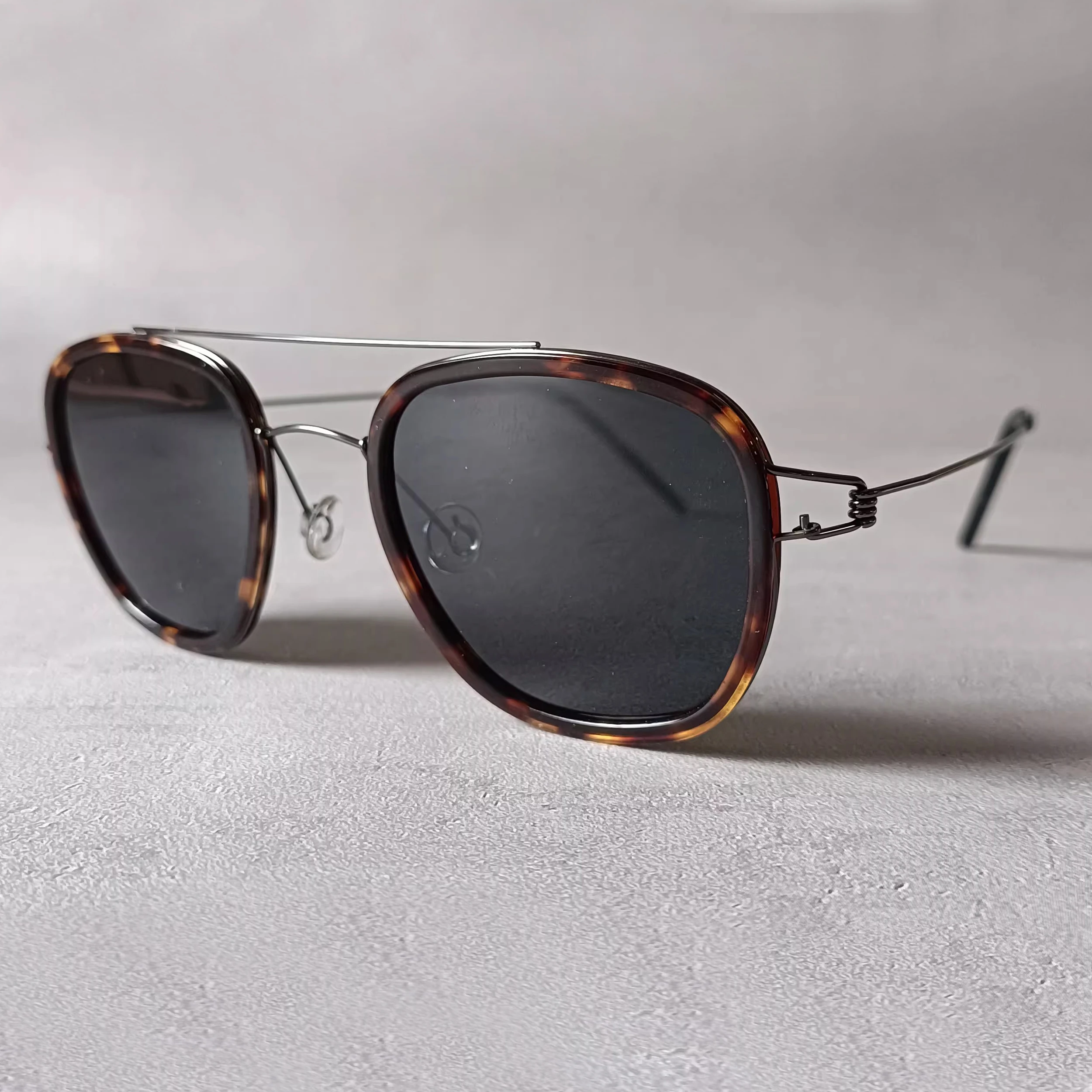 

Дания безвинтовые поляризационные солнцезащитные очки-пилот для мужчин, сверхлегкие титановые квадратные солнцезащитные очки UV400, женские уличные модные солнцезащитные очки