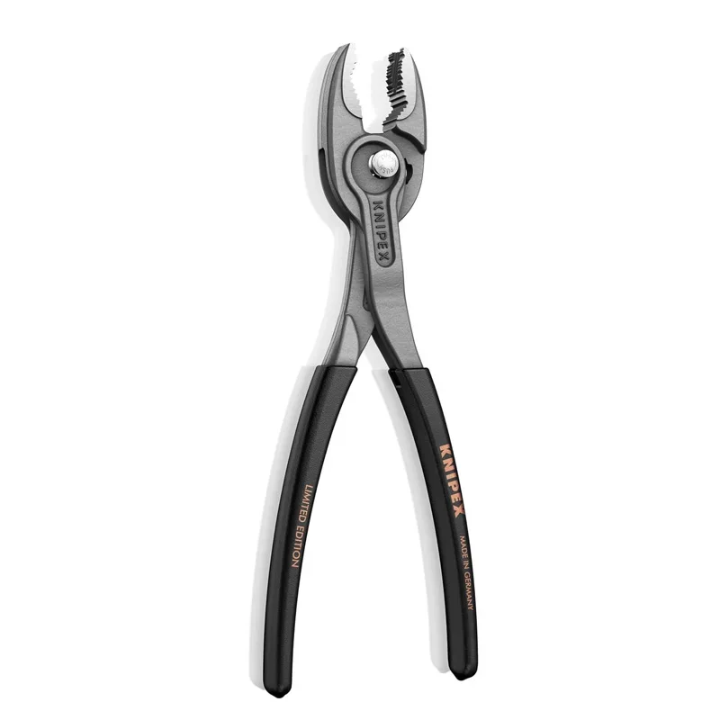 

KNIPEX TwinGrip Carp Pliers 200mm – Limited Edition Christmas Anti-Pinch Protection High Clamping Force Adjustable 82 01 200 S02