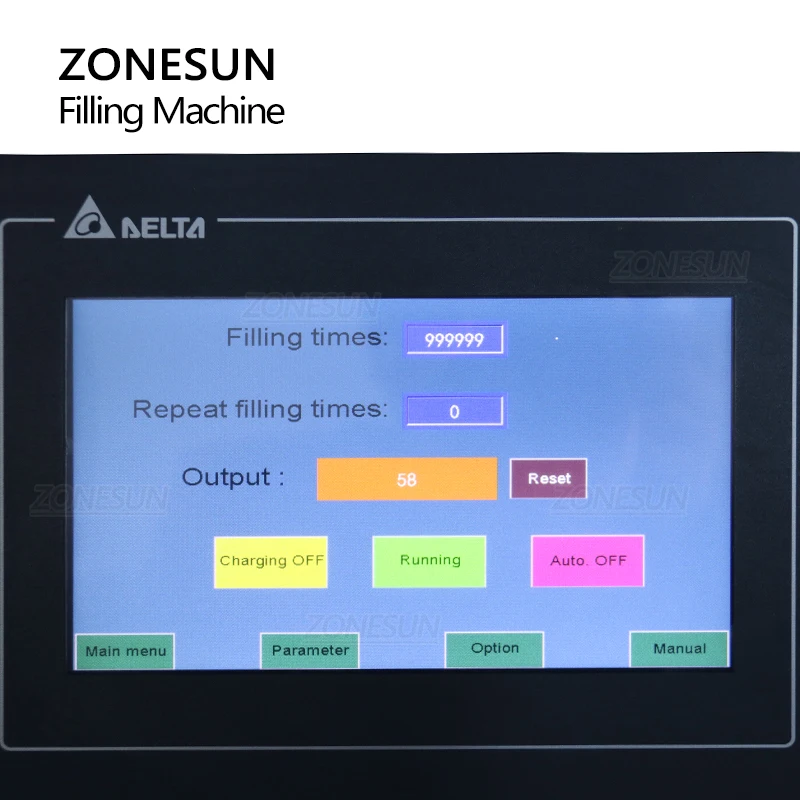 ZONESUN ZS-YT2T-2P Pneumatic Paste Filling Machine Piston Pump Viscous Liquid Cream Honey Ketchup Chili Sauce Packaging Line