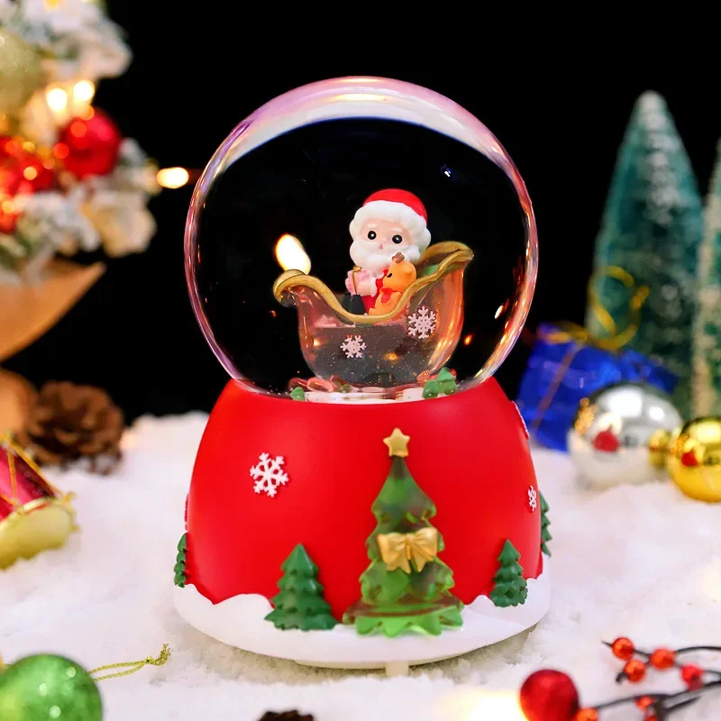 Christmas Crystal Ball, Creative Octave Box Decoration, Send Students Children Resin Crafts, Manufacturers Spot