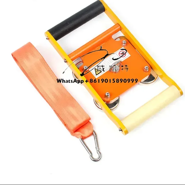 

420kgs Marine Boat Fittings Fixed Pilot Ladder Yellow Anchoring Magnets