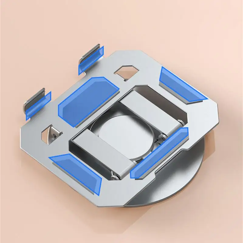 Aufbewahrungshalterung, stilvolles Design, 360-Grad-Drehung, zusammenklappbar, üblicher, verstellbarer, um 360 Grad drehbarer Tablet-Ständer, Kühlhalterung