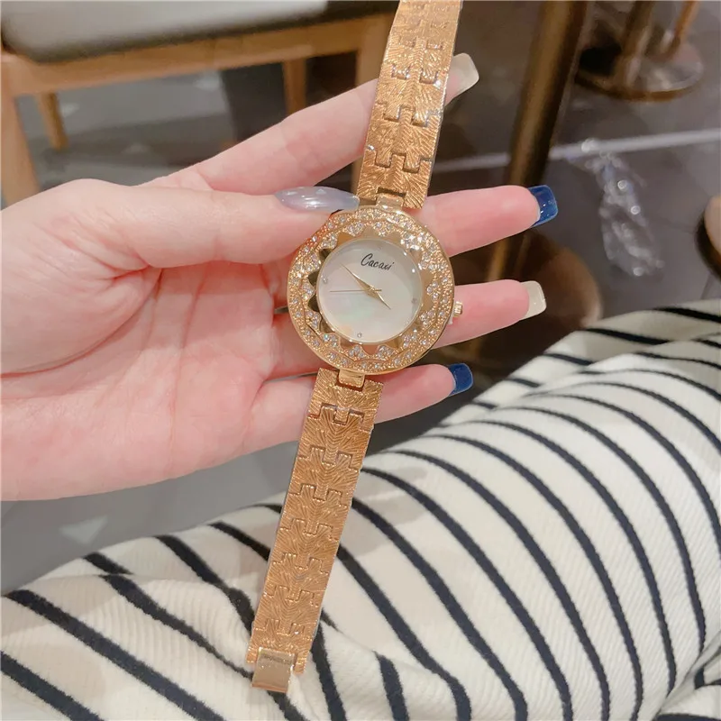 Elegant Bracelet Strap Women Watches Fashion Rhinestone Quartz Wristwatch For Ladies Clock Reloj Mujer A132