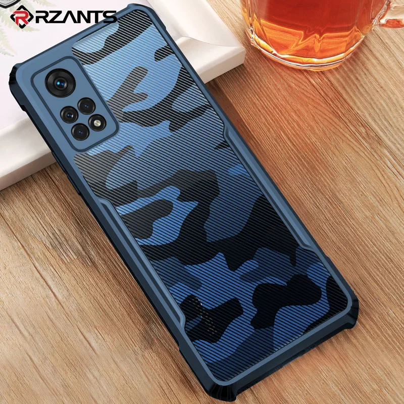 

Funda for Redmi Note 11 Pro 5G 4G Global Case Camouflage Acrylic Shockproof Airbags Armor Cover For Redmi Note 11 11s Rzants