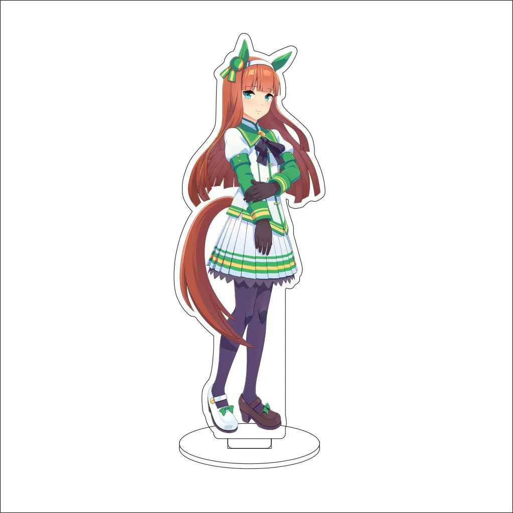 16CM Anime Game Pretty Derby Silence Suzuka Special Week King Halo Tosen Jordan Cos Acrylic Figure Stand Ornaments Gifts