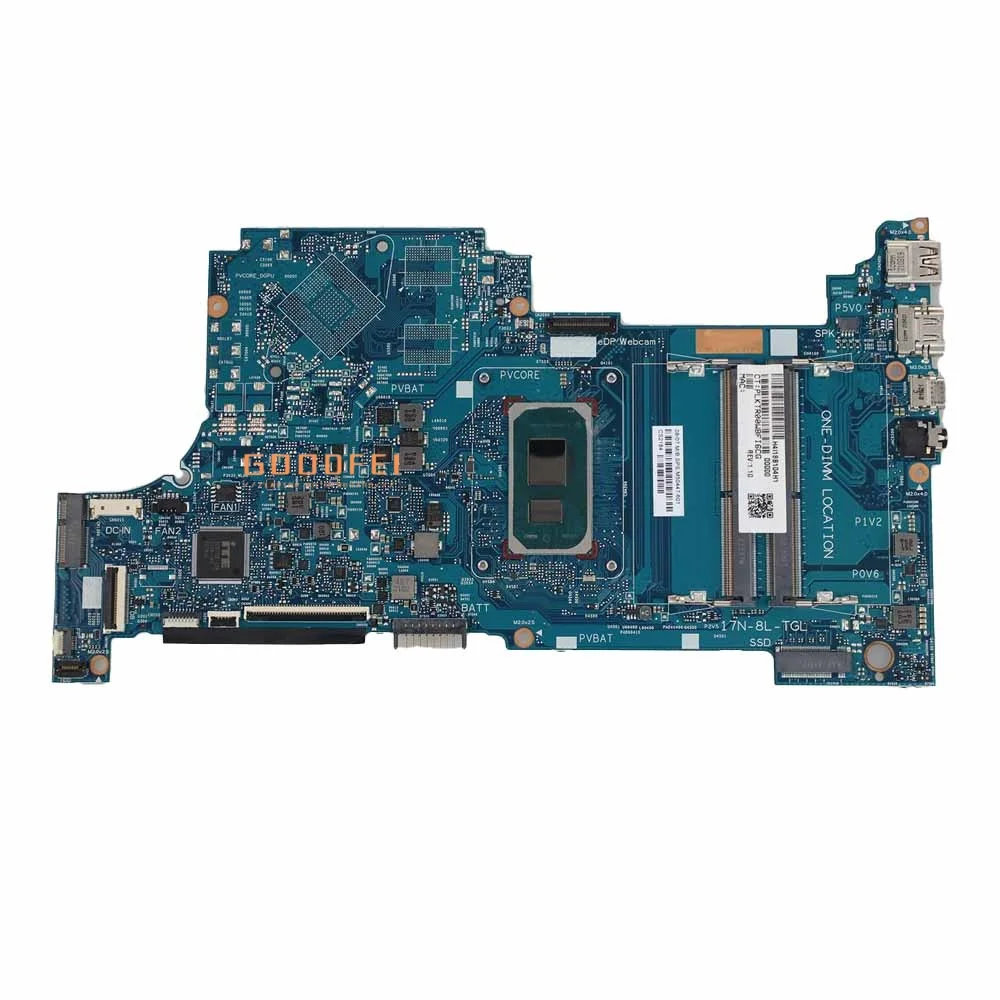 

Материнская плата ноутбука, материнская плата для ноутбука с I5-1135G7 I7-1165G7 для HP 17-CN 470 G8 6050A3261101 M50447-601 M50445-601 M50446-601