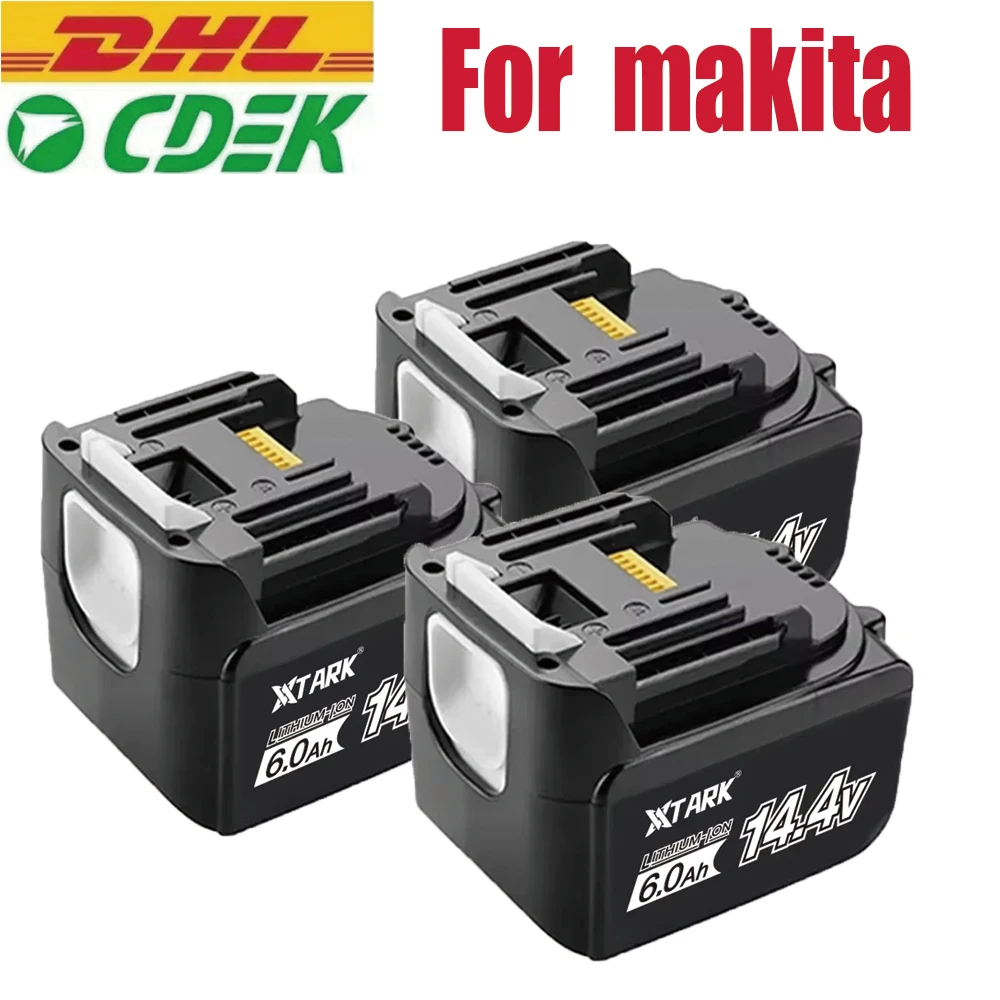 14.4V 6000mAh Lithium-Ion BL1430 Rechargeable Battery for Makita Cordless Tools BL1440 DA340DRF BDF343 Free post