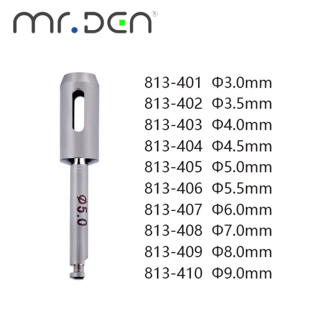 1 قطعة MR DEN أدوات زراعة الأسنان لزراعة الأسنان اللثة حفر الأنسجة الناعمة نوع 2 مع تحديد المواقع