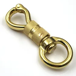 Brass  Decorative Pattern CARABINER Lobster Clasps Swivel Claw Hook Keyring Key Chain Keychain Pendant DIY Accessories