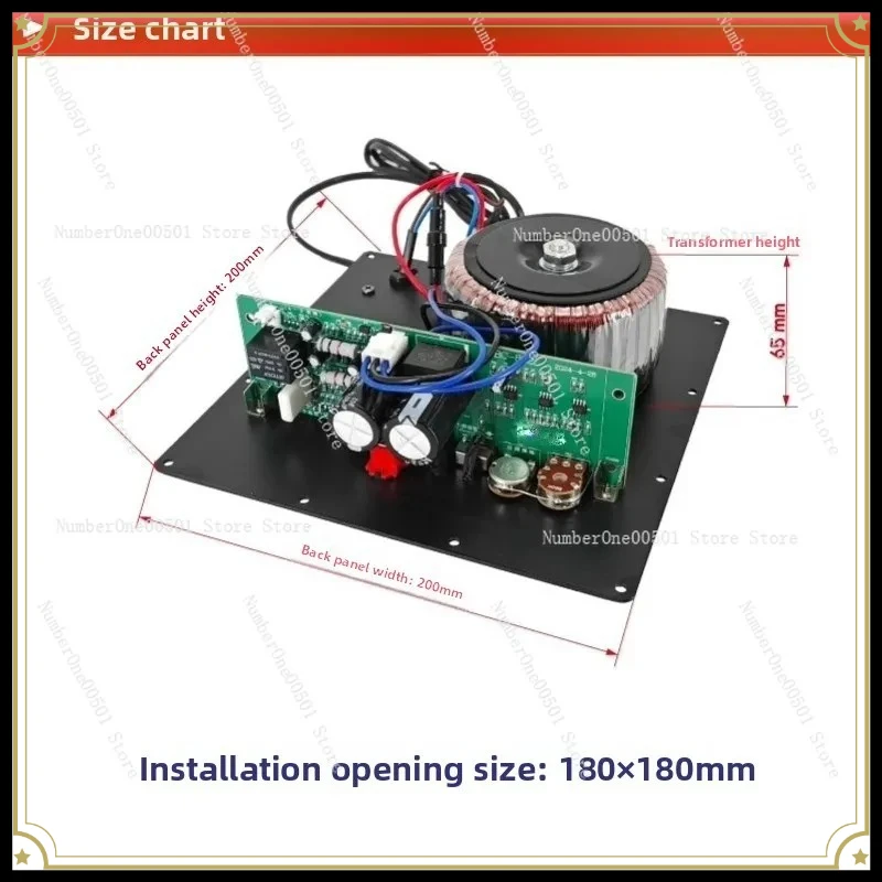 160W Active Subwoofer Amplifier Board 220V Full Frequency Pure Bass Home Cinema Power Amplifier