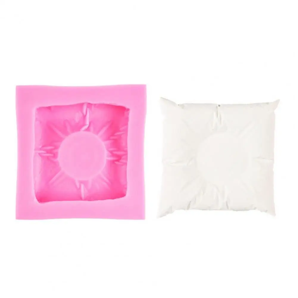 Pillow Cushion Cookie Mold 3d Pillow Silicone Mold for Cake Fondant Gum Paste Cupcake Decorating Topper for Gumpaste for Cake