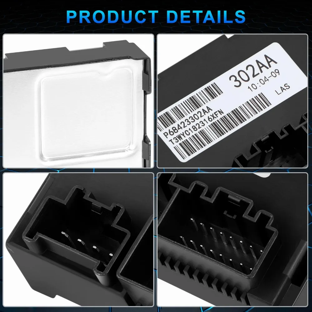 Transfer Case Control Module For Jeep Grand Cherokee 2019 2020 Dodge Durango 68423302AA P68423302AA Car Accessories