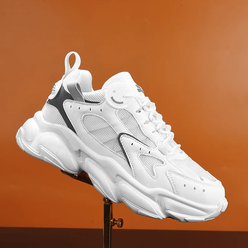 Men's Shoe Breathable Thick Soled Casual Sneakers Outdoor Running Four Seasons New Tennis Men Soft Soles Comfort Male Sneakers