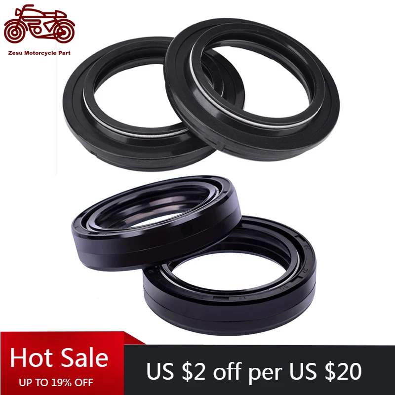 

37x50x11 37X50 Motorcycle Front Fork Damper Shock Dust Absorber Oil Seal For SUZUKI XN85 D Turbo 83 GSX 1000 SV KATANA 1982-1983