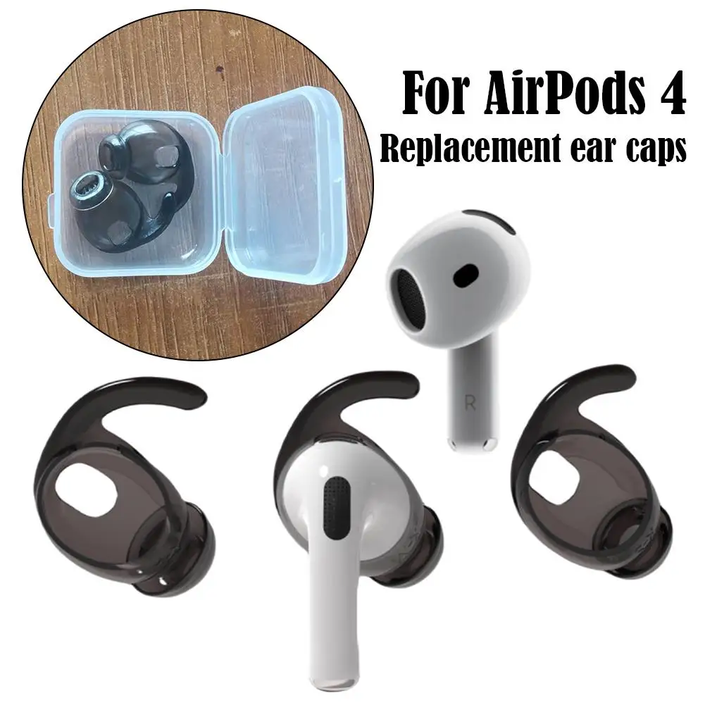 Tpe Noise Reduction Replacement Ear Caps Integrated Suitable For 's New Airpods4 Sports Non-slip Ear Hooks Dustproof N J0c9