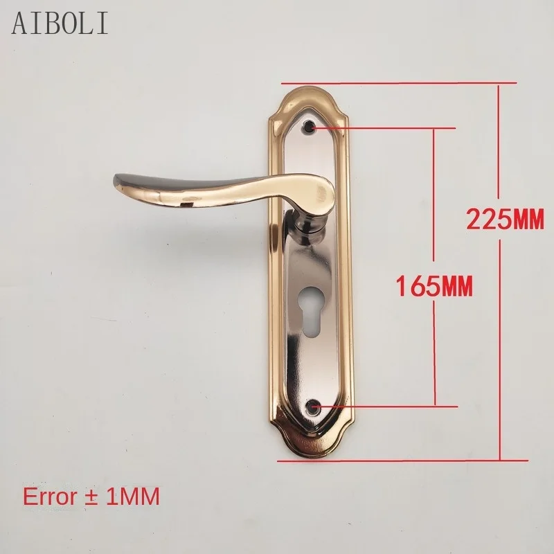 Titanium Black Gold Interior Door Locks Wooden Door Handle Locks Wooden Door Pressure Handle Locks Bedroom Door Handles