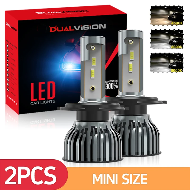 22000lm 160W 1860 CSP chip 4300k/6000k/8000k Car LED Headlight h4 h7 h1 LED headlights 9005 HB3 9006 HB4 H8 H9 h11 led light 12V