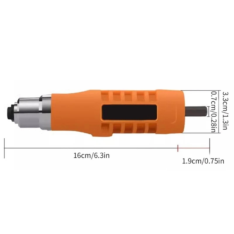 Adaptador armas porca rebite elétrico sem fio ferramenta rebite acessório broca 517a