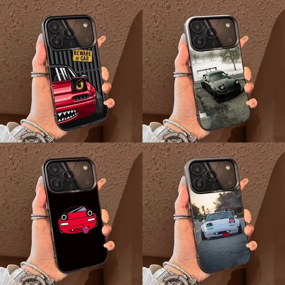 

M-Mazda M-MX5 Car Phone Case For iPhone 14,16,12,15,13,17,11,E,Pro,Max,Plus,Air,Mini Black IMD Shell