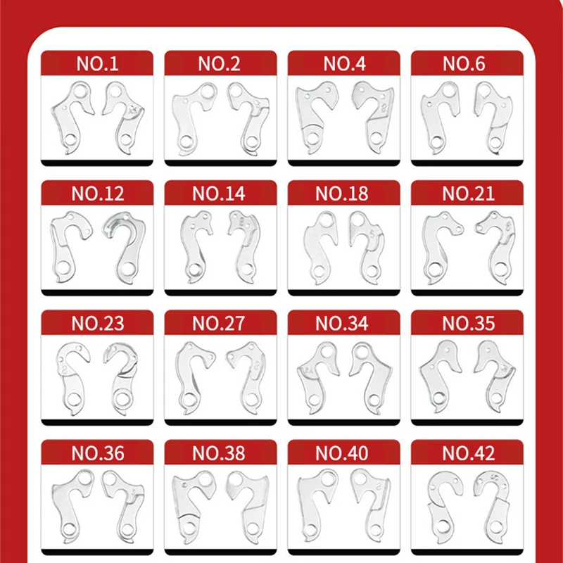 Mountain Road Bike Derailleur Hanger - Replacement Rear Dropout Hook for Various Bicycle Frame Models view 5