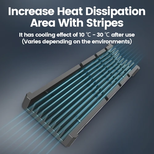 Imagen 2 del producto Radiador JEYI Cooler II M.2 NVME, diseño patentado, radiador eficiente de aleación de aluminio y magnesio