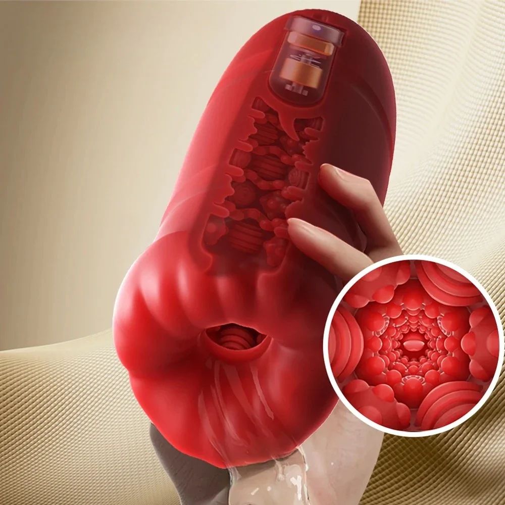 Penis Trainer Cup Glans Vibrator  Toys for Men Penis Seelve Exerciser 10 Speeds Male Training Masturbation for Men  Toy