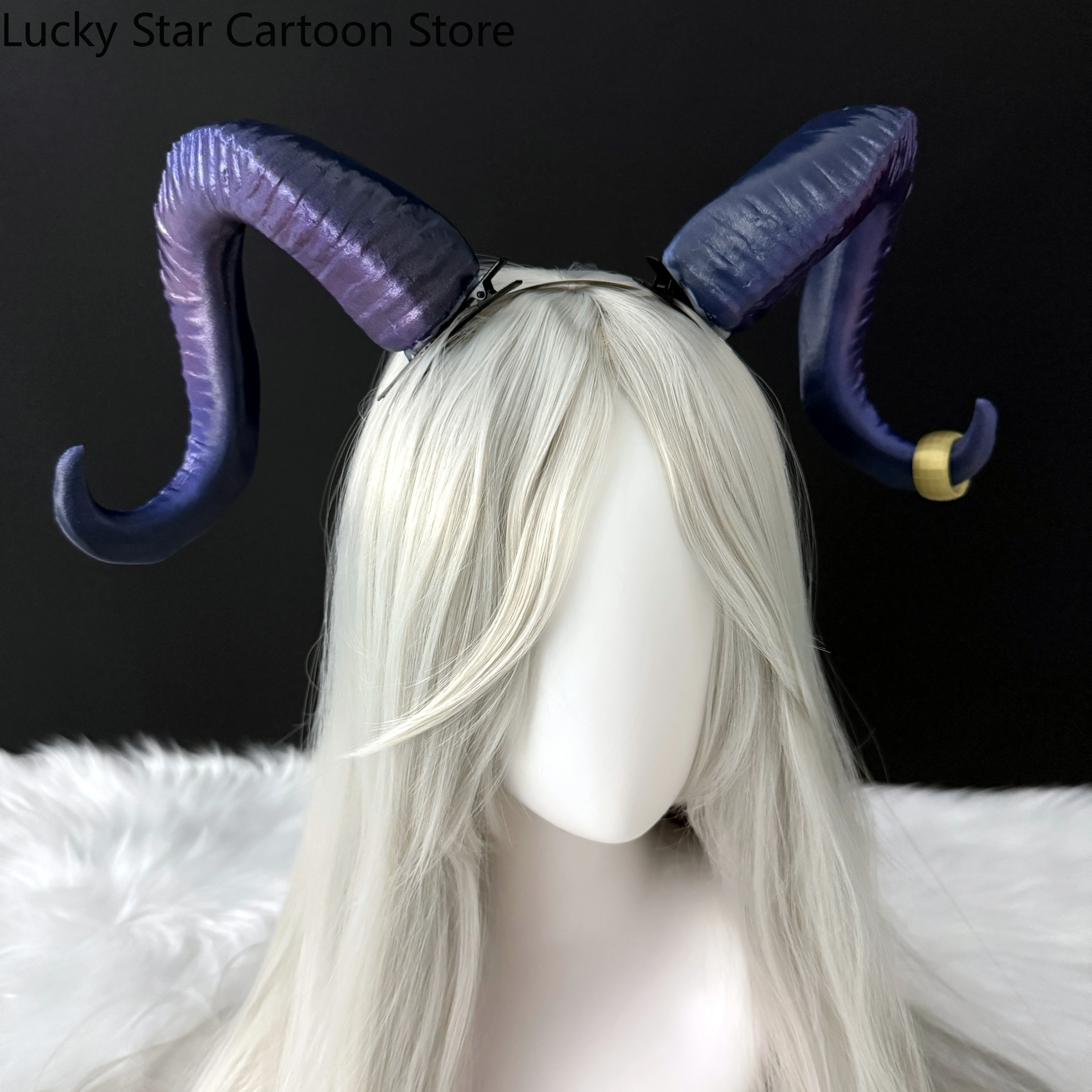 Anime Arknights Togawa Sakiko Oblivionis Cosplay Cartoon Hairclip Corner Angle Hair Slide Headwear Barrette Prop Accessory Gift