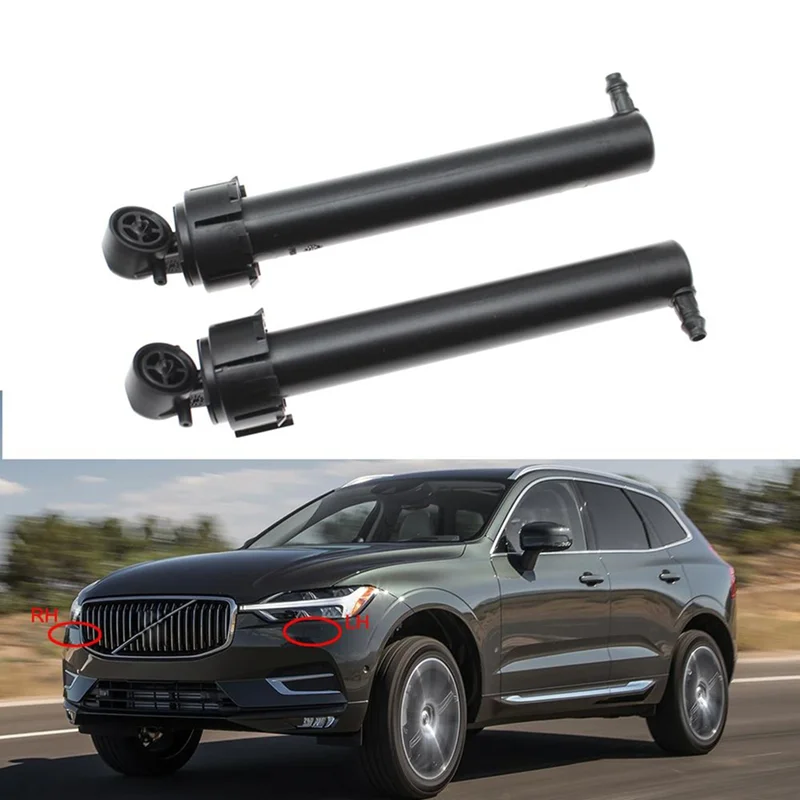 موثوقة-فوهة غسالة الضوء الأمامي كشافات تنظيف مضخة الرش 31416797 31416798 لفولفو XC60 2018 2019 2020 2021 #6