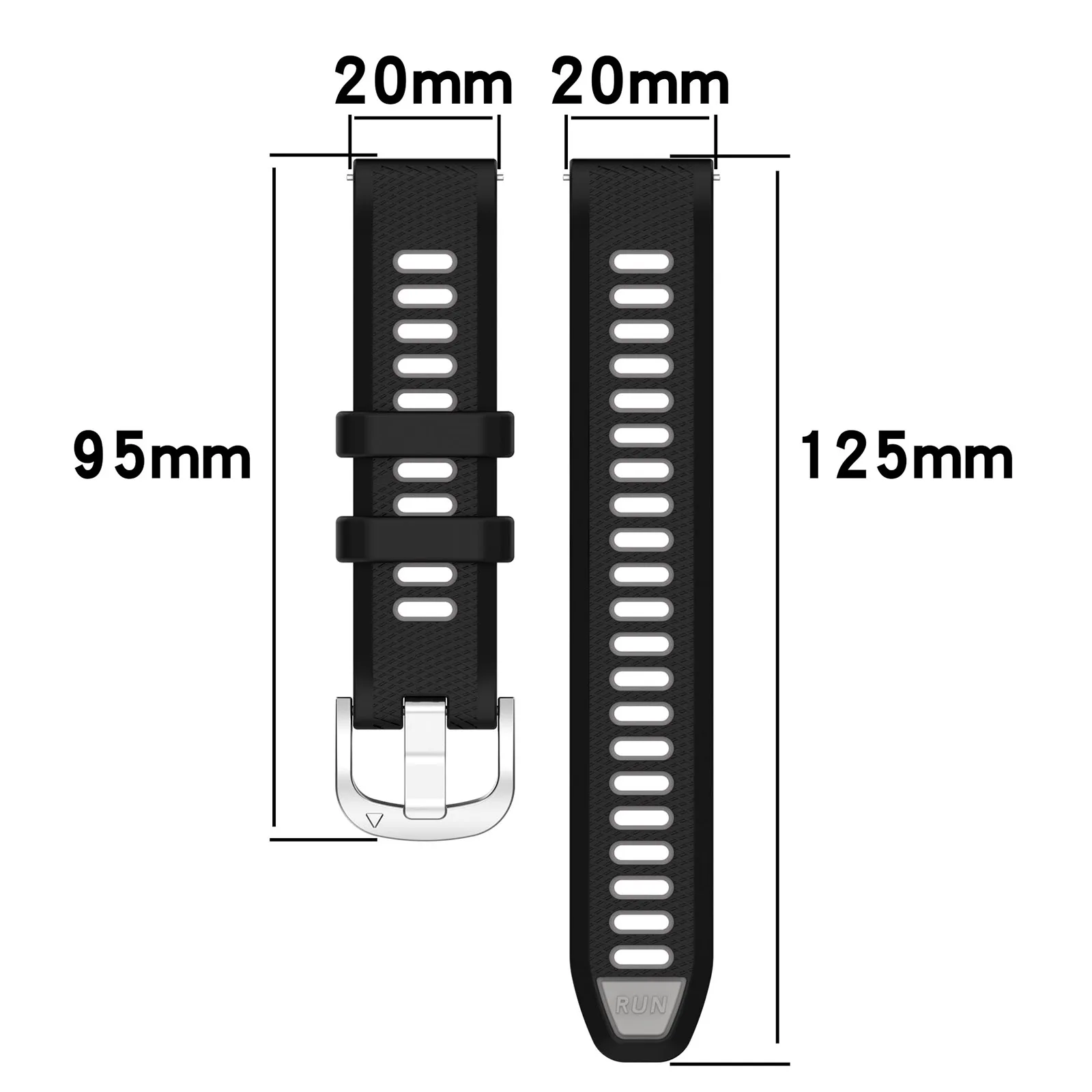 Silicone Watch Band Strap For Haylou LS02/RS4/RS4 Plus Smart Watch wristband for Solar LS05 / RT LS05S /RS3 LS04/RT2 LS10/GST