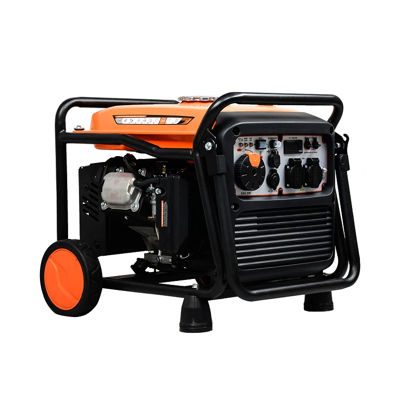 7.5kVA Portable  Inverter Generator Electric Start Open Frame Design Single Phase 5.5kW Max Power Auto AC/DC